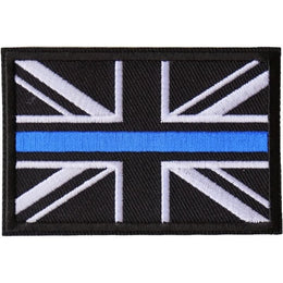 P6679 UK Flag Patch with Blue Line for Police Patches The Cheap Place