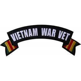 PL6561 Vietnam War Vet Extra Large Rocker Patch Patches The Cheap Place
