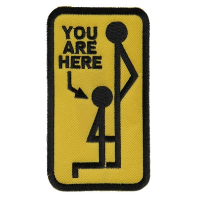 P1272 You Are Here Patch Patches The Cheap Place