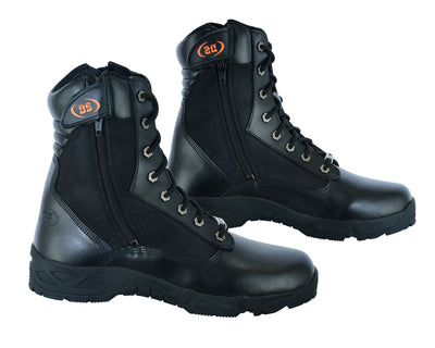 Trailstomp Men's 9" Black Motorcycle Boots Men's Footwear Renegade Classics