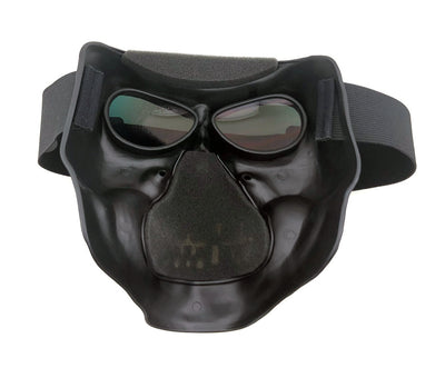 SMWS Skull Mask White SM Full Face Masks Global Vision Eyewear
