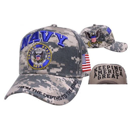 SDPMNV Digital Pride Motto Navy Hats Capsmith, Inc.