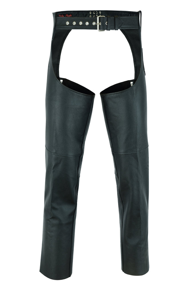 Unisex Basic Coin Pocket Leather Chaps