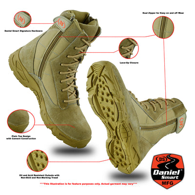 Toesin Men's 9" Motorcycle Boots Men's Footwear Renegade Classics
