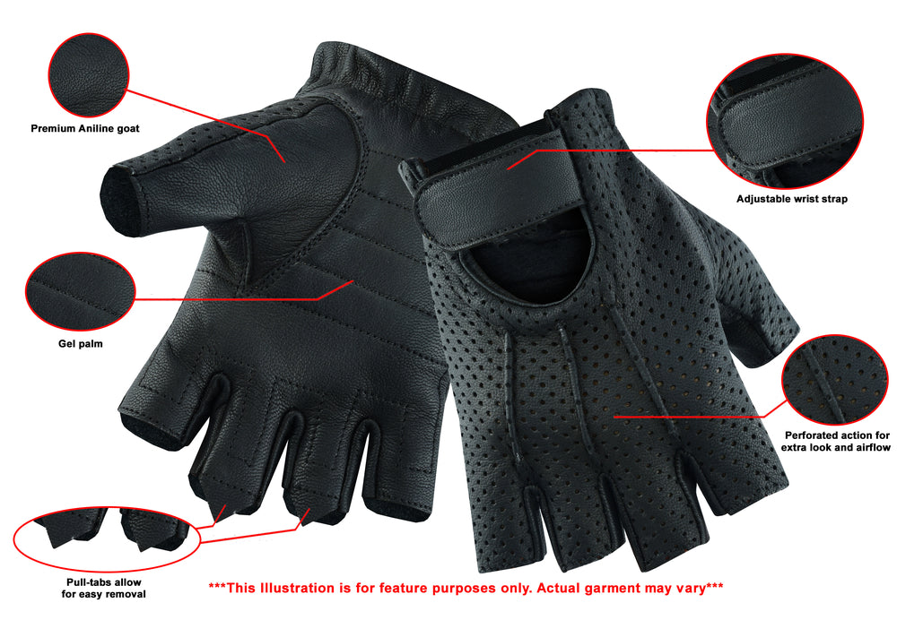 ToughGlide womens leather fingerless gloves Women's Fingerless Gloves Renegade Classics