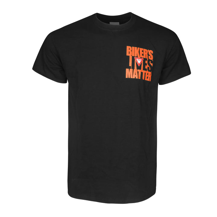 Classic Black Biker Lives Matter Men's  T-Shirt