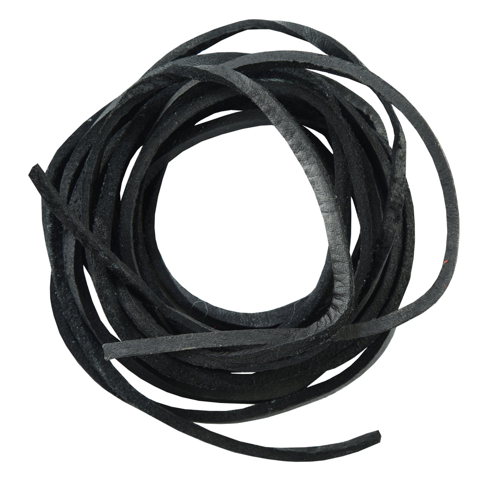 SLBLACK 6' Feet Leather Laces - Black Laces Renegade Classics