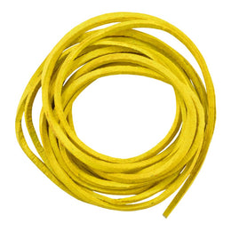 SLYELLOW 6' Feet Leather Laces - Yellow Laces Renegade Classics