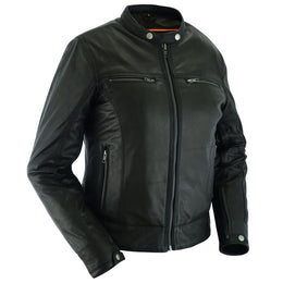 ThrottleQueen Women's Leather Motorcycle Vest Women's Leather Jackets Renegade Classics
