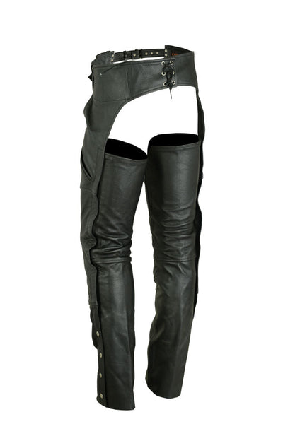Latigo Unisex leather motorcycle chaps Chaps & Pants Renegade Classics