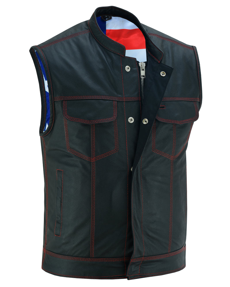 Pride Mens's Leather Motorcycle Vest – Renegade Classics Pride Mens's Leather Motorcycle Vest – Renegade Classics