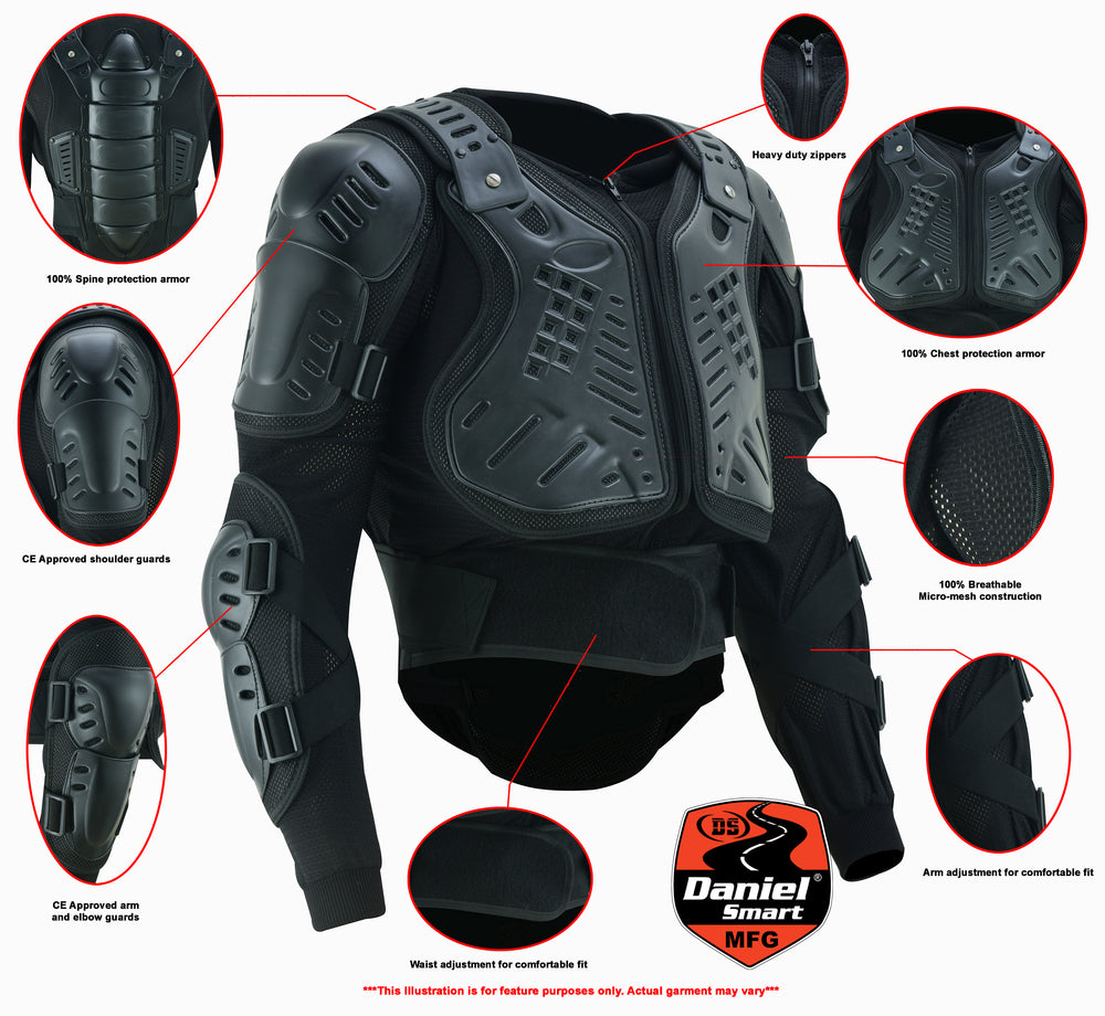 Motorcycle Protection Shield Motorcycle Protective Vest