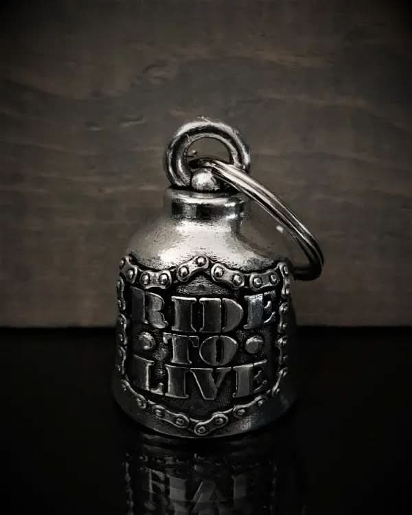 BB-136 Live To Ride Biker Sheild Bell Bravo Bells Bravo Bells