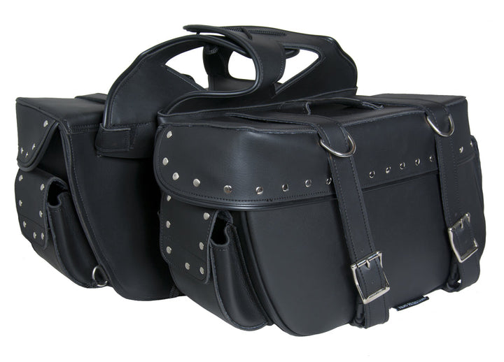 DS Two Strap Saddle Bag w/ Studs Saddle Bags Renegade Classics