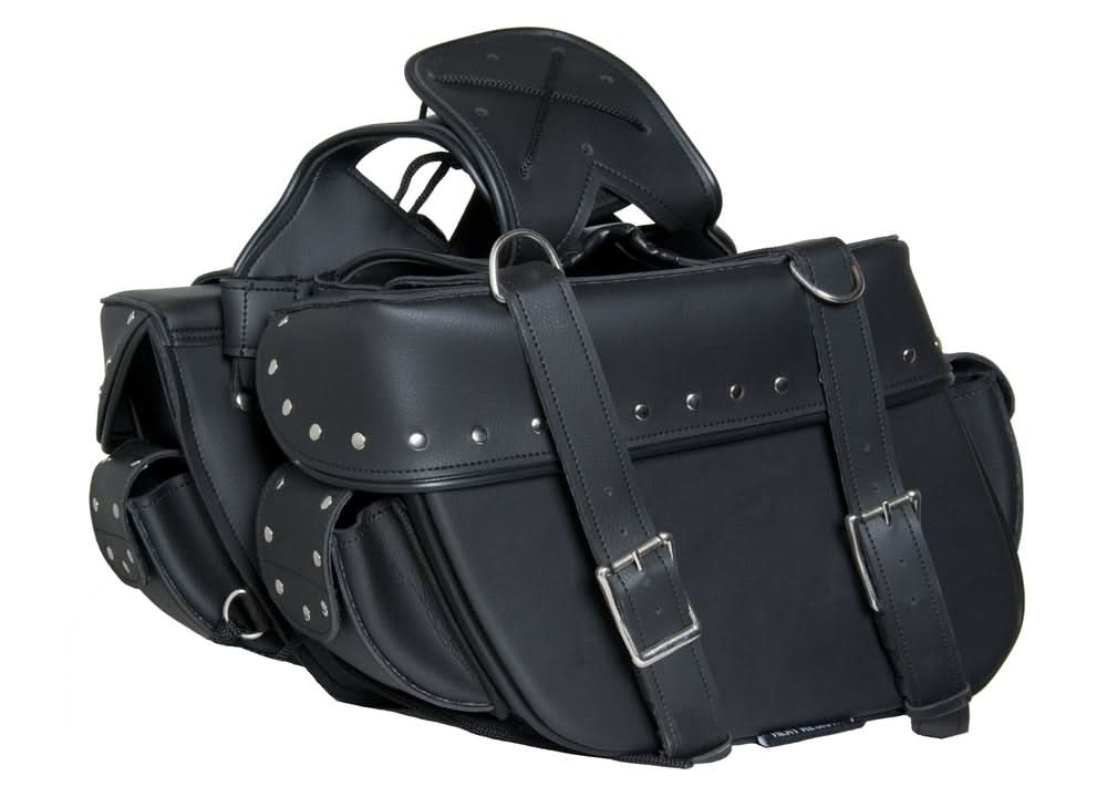 DS Two Strap Saddle Bag w/ Studs Saddle Bags Renegade Classics
