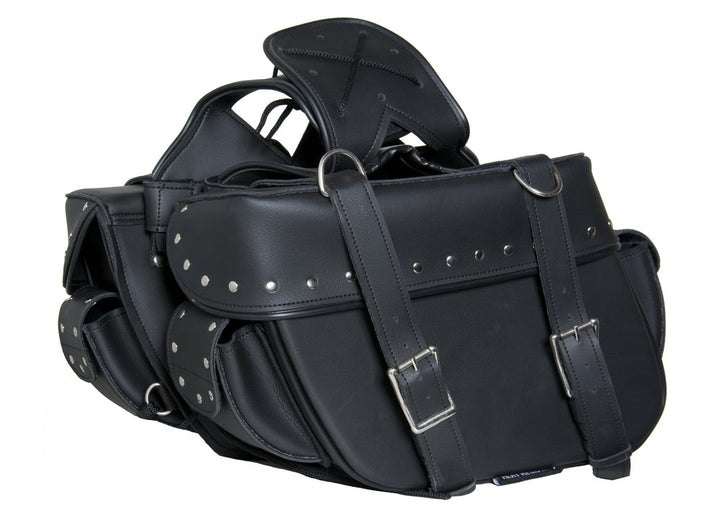 DS Two Strap Saddle Bag w/ Studs Saddle Bags Renegade Classics
