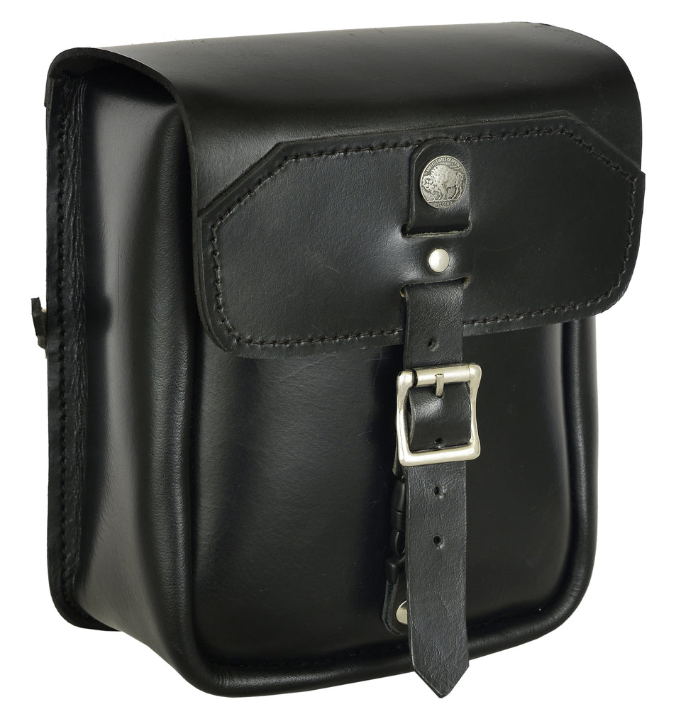 DS Premium Leather Large Tool Bag for Sissybar Sissy Bar Bags Renegade Classics