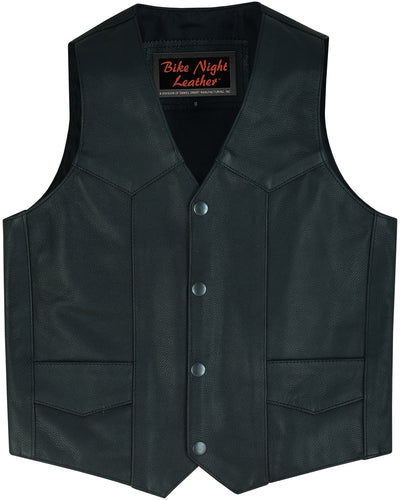Vestivo kids leather vest Kid's Leather Renegade Classics