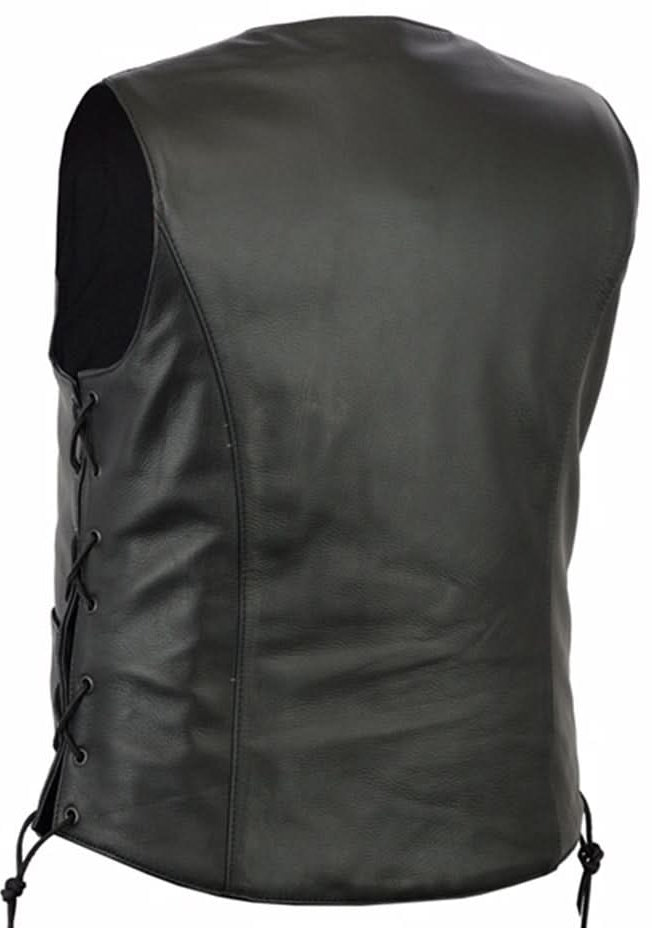 Aemor Women's Leather Motorcycle Vest Women's Leather Vests Renegade Classics