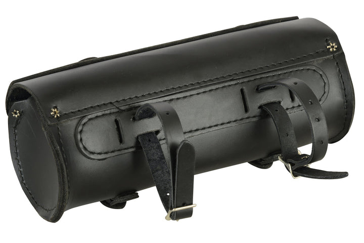 DS Premium Large Leather Round Tool Bag