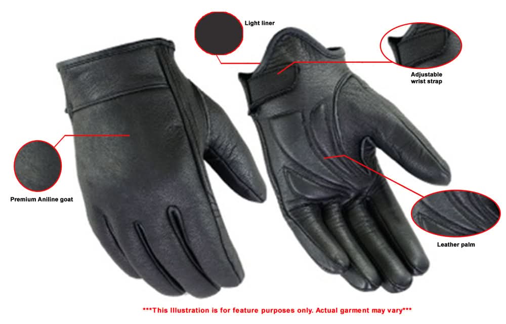 RapidGrip Men's Leather gloves Men's Lightweight Gloves Renegade Classics