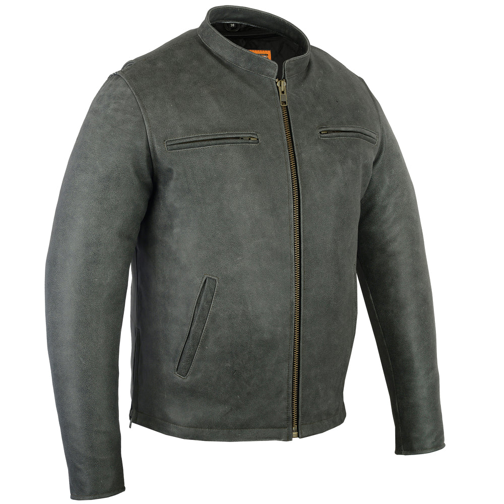 Drifter Sporty Leather Motorcycle Jacket