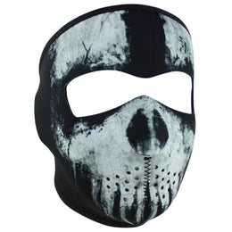 WNFM409 ZAN® Full Mask- Neoprene- Skull Ghost Full Face Masks ZAN Headgear