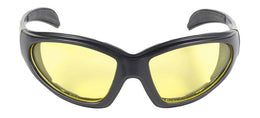 43612 Chopper Blk Frm/Yellow Lens Sunglasses Pacific Coast Sunglasses