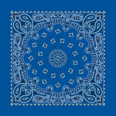 BD2501 Bandana Paisley Royal Bandanas Carolina Mfg.