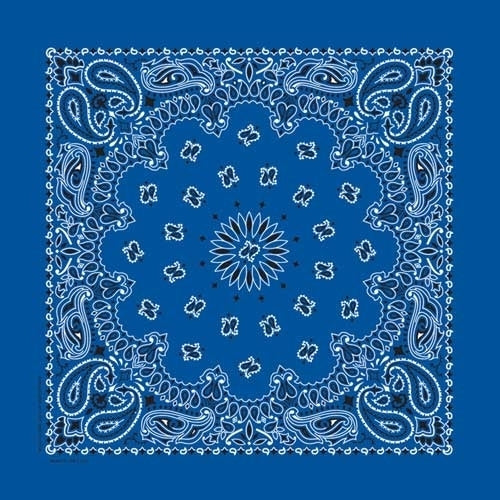 BD2501 Bandana Paisley Royal Bandanas Carolina Mfg.