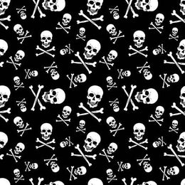 BD2512 Bandana Skull and Crossbones Bandanas Carolina Mfg.