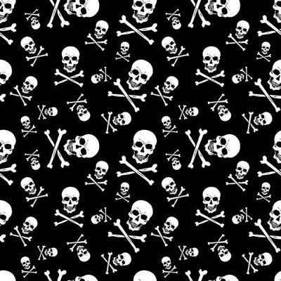 BD2512 Bandana Skull and Crossbones Bandanas Carolina Mfg.