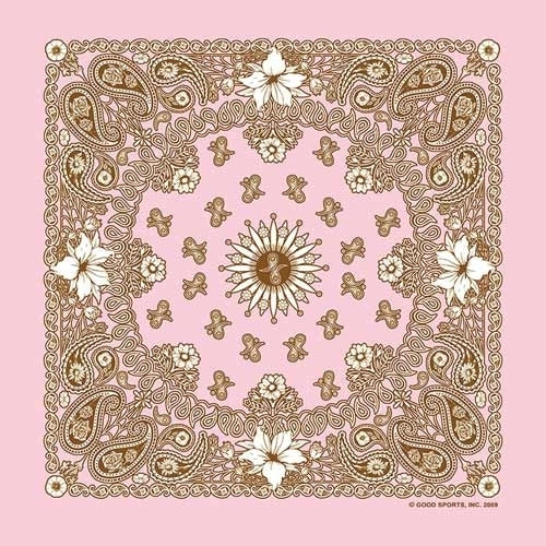 BD2513 Bandana Paisley Floral GS Bandanas Carolina Mfg.