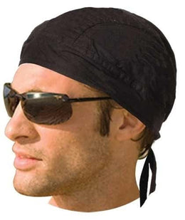 HW2609 Headwrap Solid Black (Unlined) Headwraps Renegade Classics