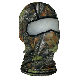 WBP238 Balaclava Polyester- Forest Camo Head/Neck/Sleeve Gear ZAN Headgear