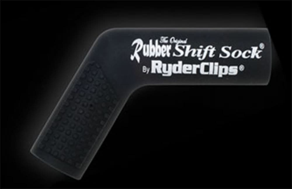 RSS-BLACK Rubber Shift Sock- Black Rubber Shift Sock Ryder Clips