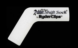 RSS-WHITE Rubber Shift Sock- White Rubber Shift Sock Ryder Clips