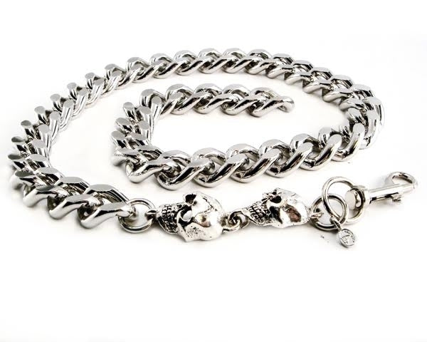 CH33SKXL-22 Monster Leash Necklace with Skull 22" Necklaces/ Chokers Renegade Classics