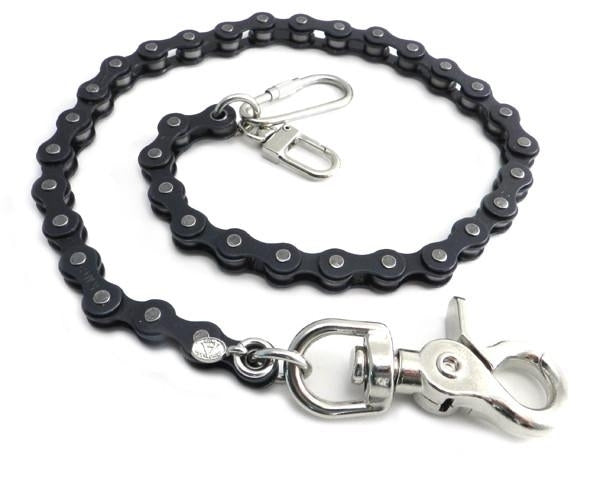 NC321 Bike Chain Wallet Chain 18"- Black Wallet Chains/Key Leash Renegade Classics