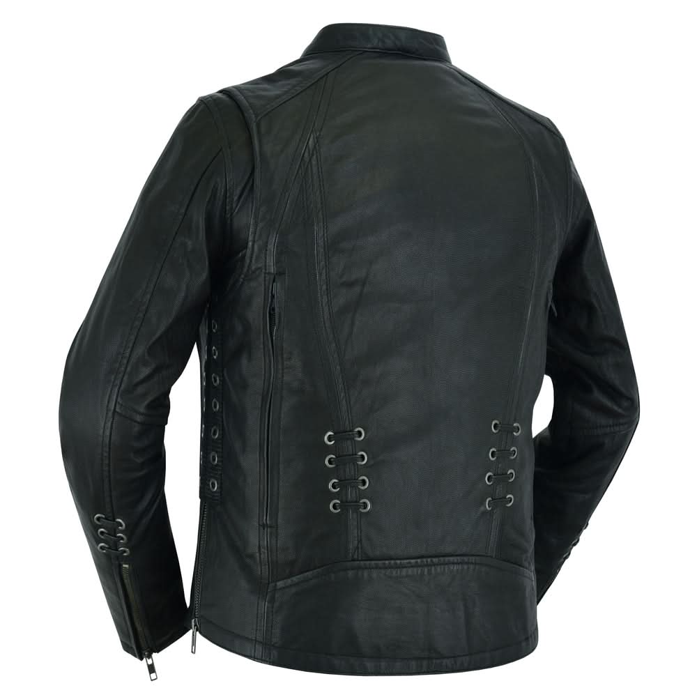 Rose Grace Women's Leather Motorcycle Jacket Women's Leather Jackets Renegade Classics