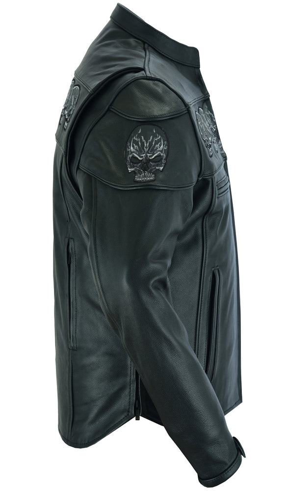 Revenant Men’s Black Scooter Jacket Men's Leather Jackets Renegade Classics