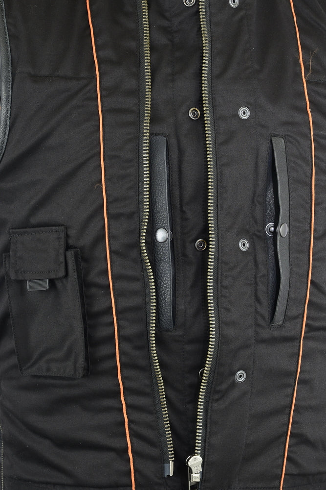 Renegade Classics Pick Black Motorcycle Vest Men's Leather Vests Renegade Classics