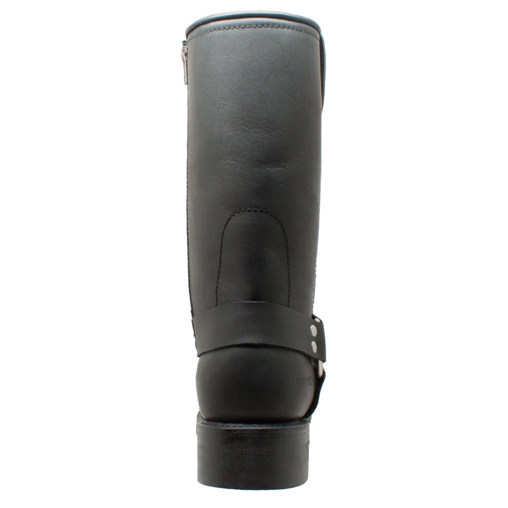 StormGuard Men's black Leather biker boots Men's Footwear Adtec Footwear