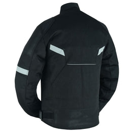 Dynamic Mens Mesh Motorcycle Jacket – Black Men's Textile Jackets Renegade Classics