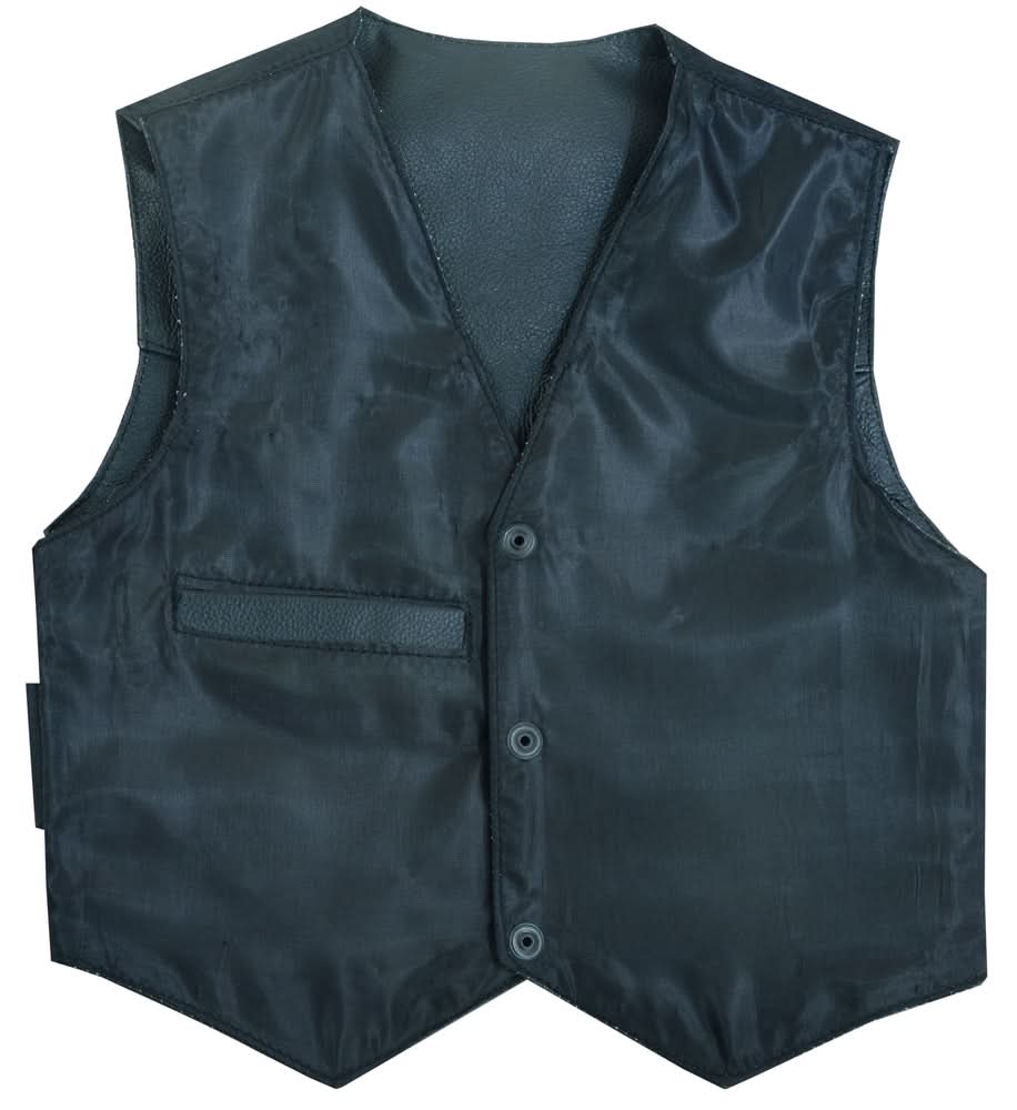 Barly kids leather vest Kid's Leather Renegade Classics