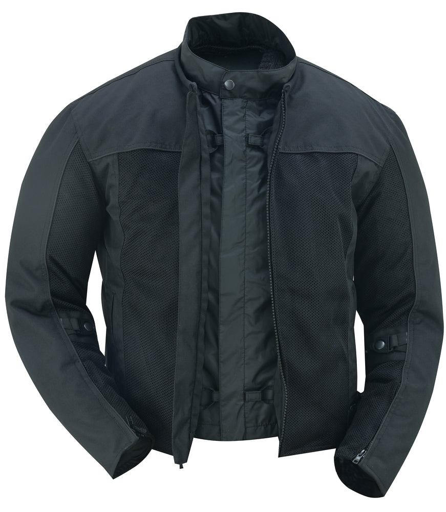 Drift Men's Mesh Jacket – Black Men's Textile Jackets Renegade Classics