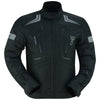 DS4610 Flight Wings - Black Textile Motorcycle Jacket for Men