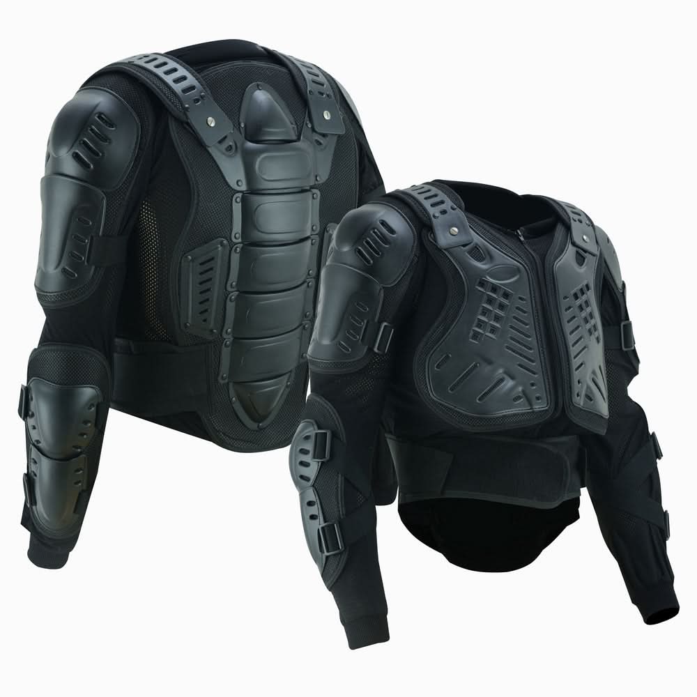 Motorcycle Full Protection Body Armor - Black Body Armor Renegade Classics