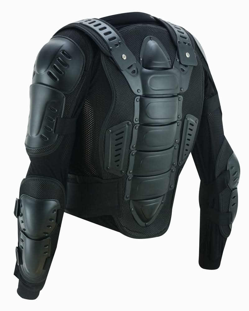 Motorcycle Full Protection Body Armor - Black Body Armor Renegade Classics