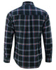 DS4680 Flannel Shirt - Black, Red and Blue